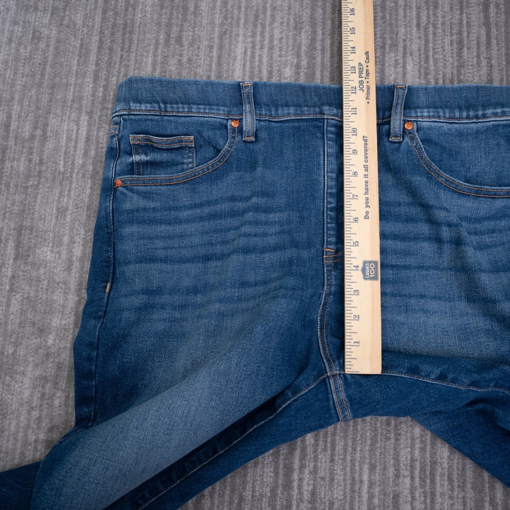 Lane Bryant Tighter Tummy Pull On Jegging High Rise Medium Wash Jeans Women 18 - Picture 5 of 12